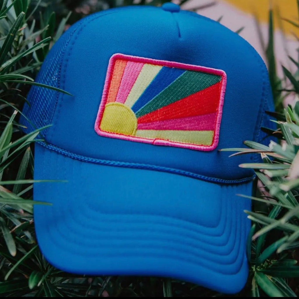 Rainbow Sunshine Trucker Hat - The Edit LLC