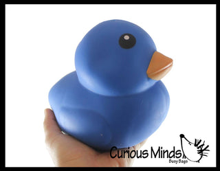 1 Jumbo Doh Filled Ducky - Rubber Duck Shaped Stress Squishy - The Edit LLC