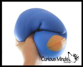 1 Jumbo Doh Filled Ducky - Rubber Duck Shaped Stress Squishy - The Edit LLC