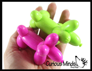 1 Mini Balloon Dog Doh Filled Stress Ball - Cute Squishy Sen - The Edit LLC