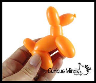 1 Mini Balloon Dog Doh Filled Stress Ball - Cute Squishy Sen - The Edit LLC