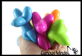 1 Mini Balloon Dog Doh Filled Stress Ball - Cute Squishy Sen - The Edit LLC