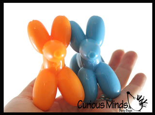 1 Mini Balloon Dog Doh Filled Stress Ball - Cute Squishy Sen - The Edit LLC