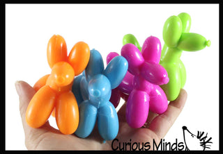 1 Mini Balloon Dog Doh Filled Stress Ball - Cute Squishy Sen - The Edit LLC