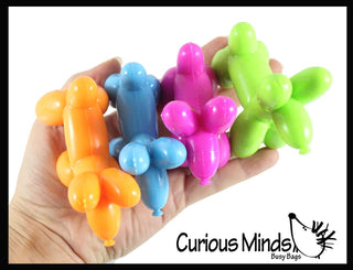 1 Mini Balloon Dog Doh Filled Stress Ball - Cute Squishy Sen - The Edit LLC
