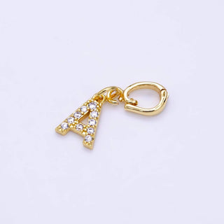 14K Gold Filled 10mm Minimalist Front-Facing Snap Latch Clip On Bail Findings | Z787 - The Edit LLC