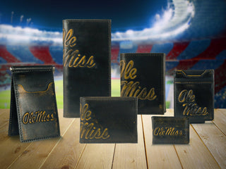 Ole Miss Rebels Men's Collegiate Stadium Collection Woven Ribbon Belt.: 36