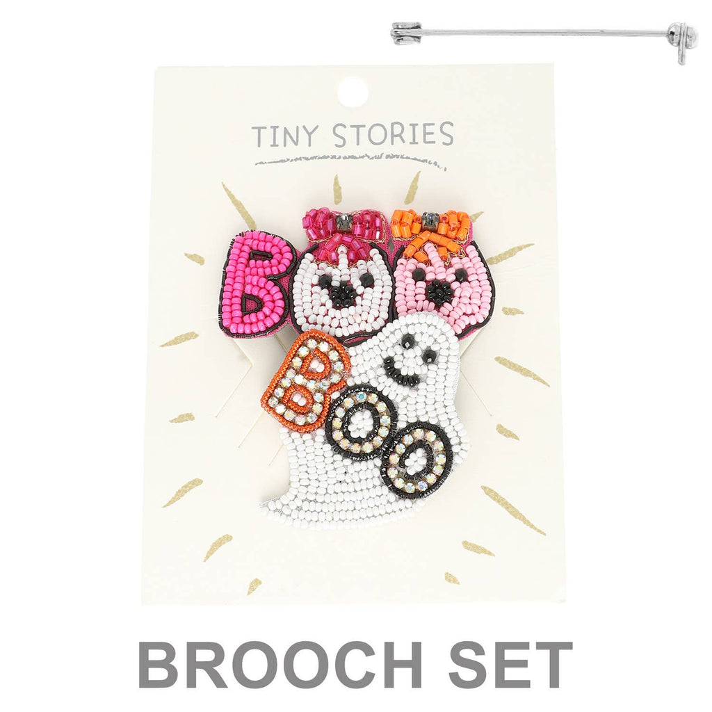 2pk Halloween Theme Assorted Brooch Pin Set - The Edit LLC