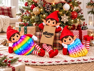 Elfazon Outfit Holiday Tradition Viral Funny Christmas