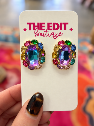 Colorful Custom Stud Earrings
