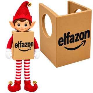 Elfazon Outfit Holiday Tradition Viral Funny Christmas