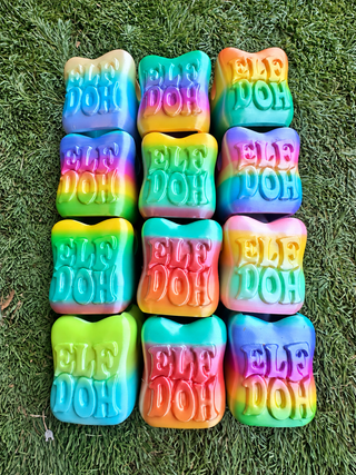 ElfDoh Outfit Mixed Rainbow - Trendy Viral Squishy Rainbow!