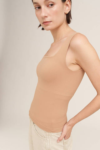 Poppy Red Clean Line Square Top