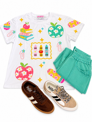 Back to School Bling Tee shirt