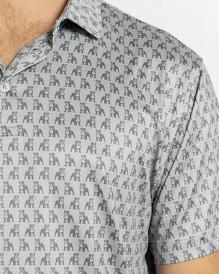 Men's Bulldog Performance Polo   Gray   -Asst.: Large