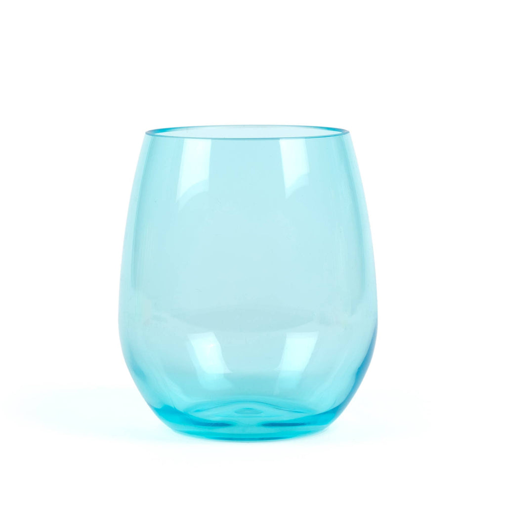 Acrylic Stemless Wine Glasses - Bright - The Edit LLC