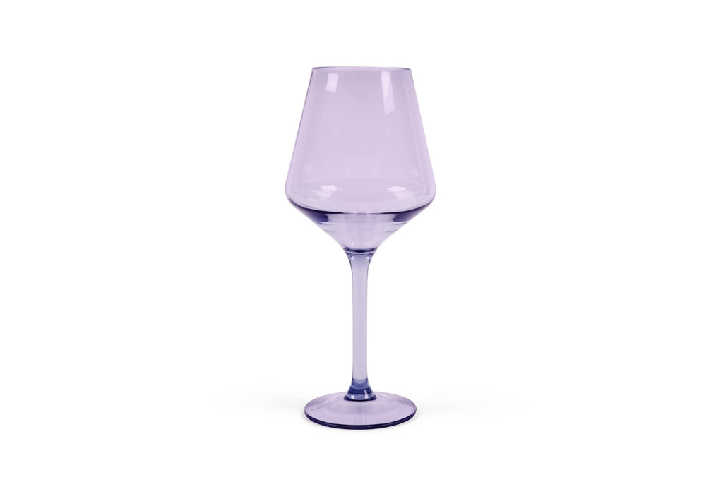 Acrylic Stemmed Wine Glasses - Bright - The Edit LLC