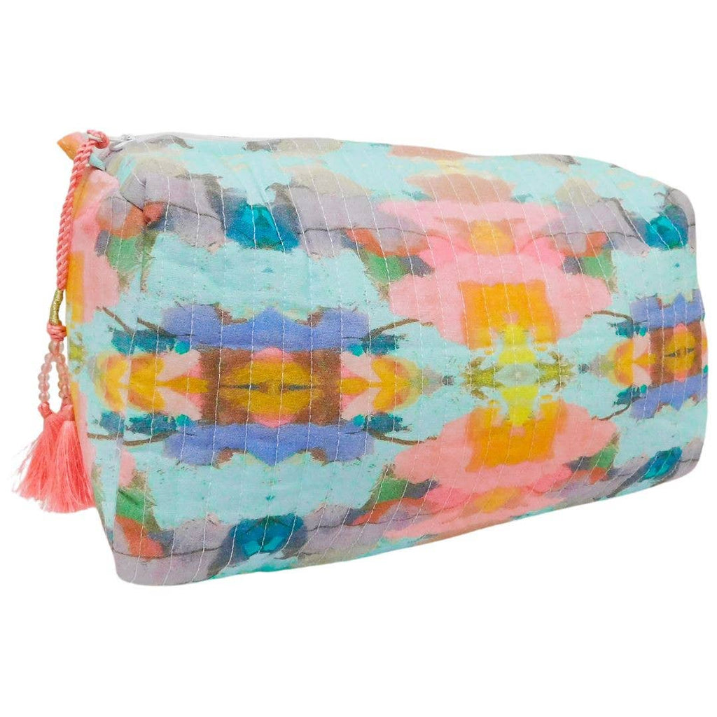 Antigua Smile Large Cosmetic Bag: Large (10.5"x4.5"x5.7") - The Edit LLC