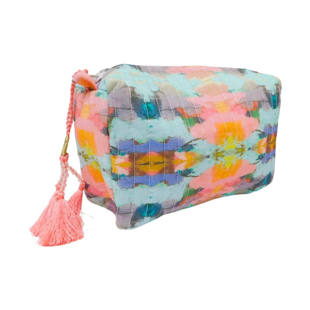 Antigua Smile Small Cosmetic Bag: Small (7"x2.5"x4") - The Edit LLC