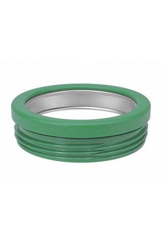 Aqua and Green Striped Can Coolers Wholesale: Aqua and Green Striped - The Edit LLC