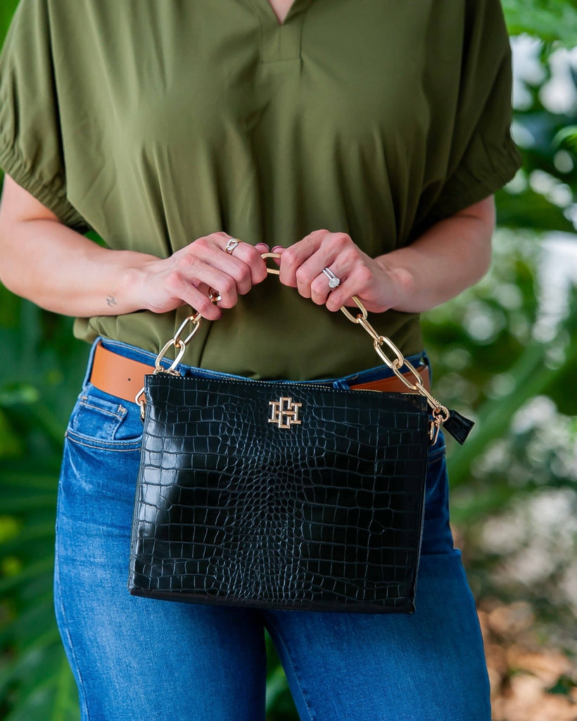 Ariana Crossbody Black EC: Default - The Edit LLC