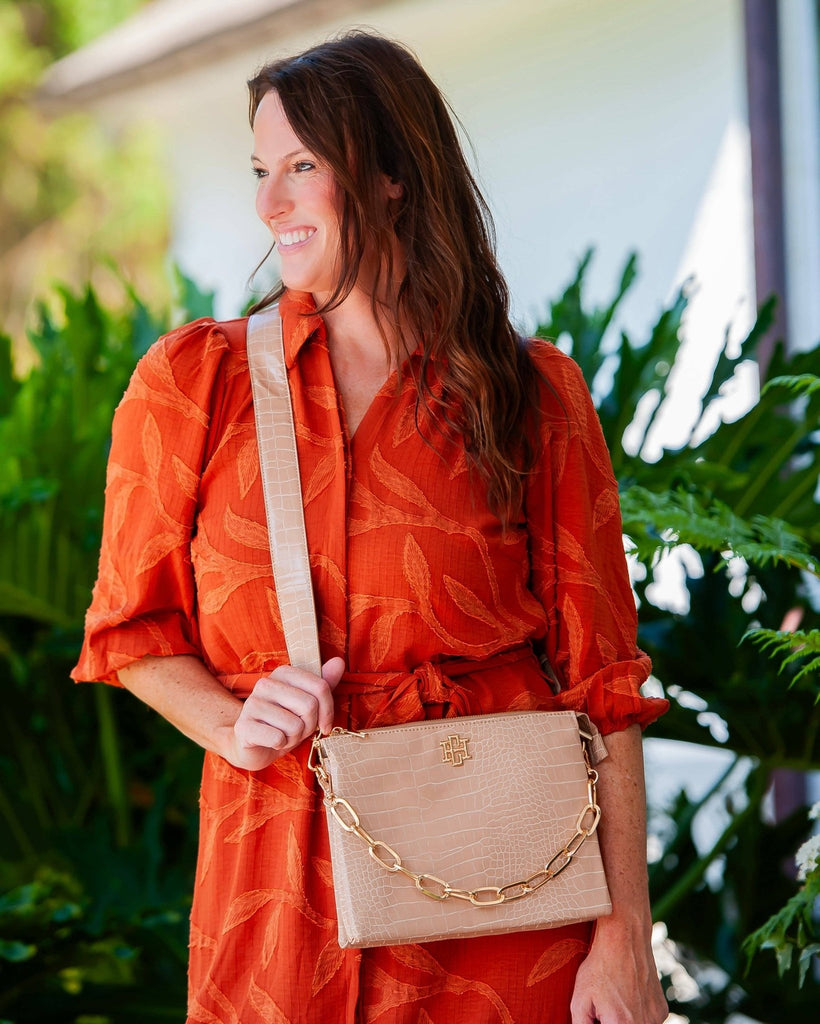 Ariana Crossbody Latte EC: Default - The Edit LLC
