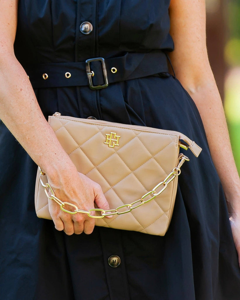 Ariana Crossbody Latte LD: Default - The Edit LLC