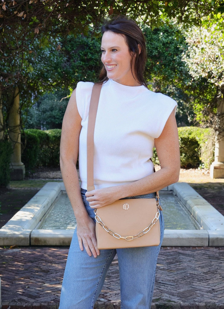 Ariana Crossbody TAN - The Edit LLC