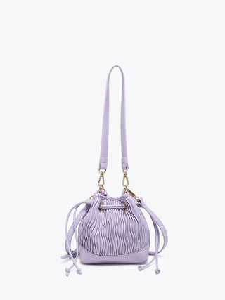 Aruba Textured Bucket Bag – Crossbody Style | JN2698 : Pale Yellow - The Edit LLC