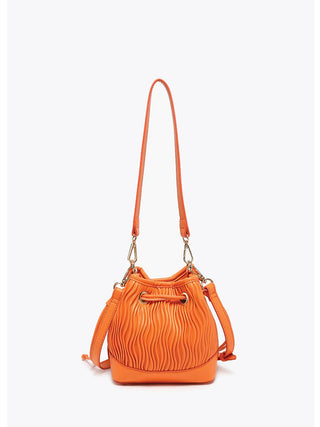 Aruba Textured Bucket Bag – Crossbody Style | JN2698 : Pale Yellow - The Edit LLC