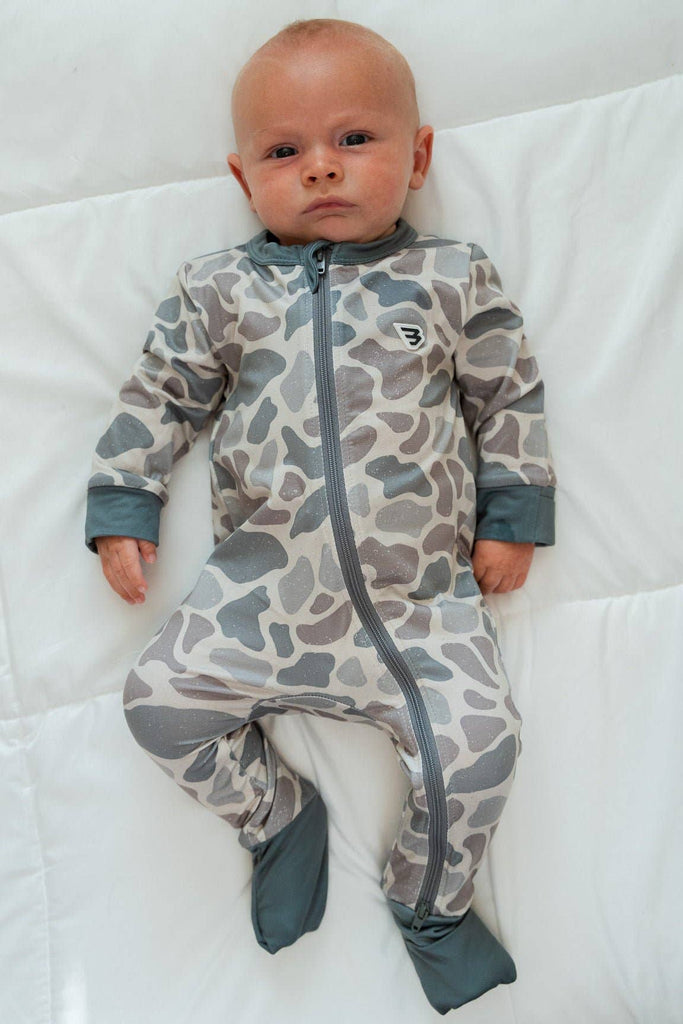 Baby Zip Up - Classic Deer Camo - The Edit LLC