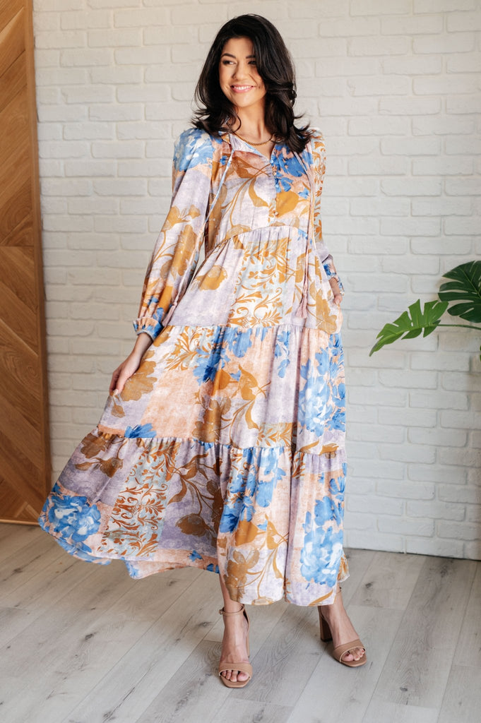 Barefoot in my Dreams V - Neck Tiered Dress - The Edit LLC