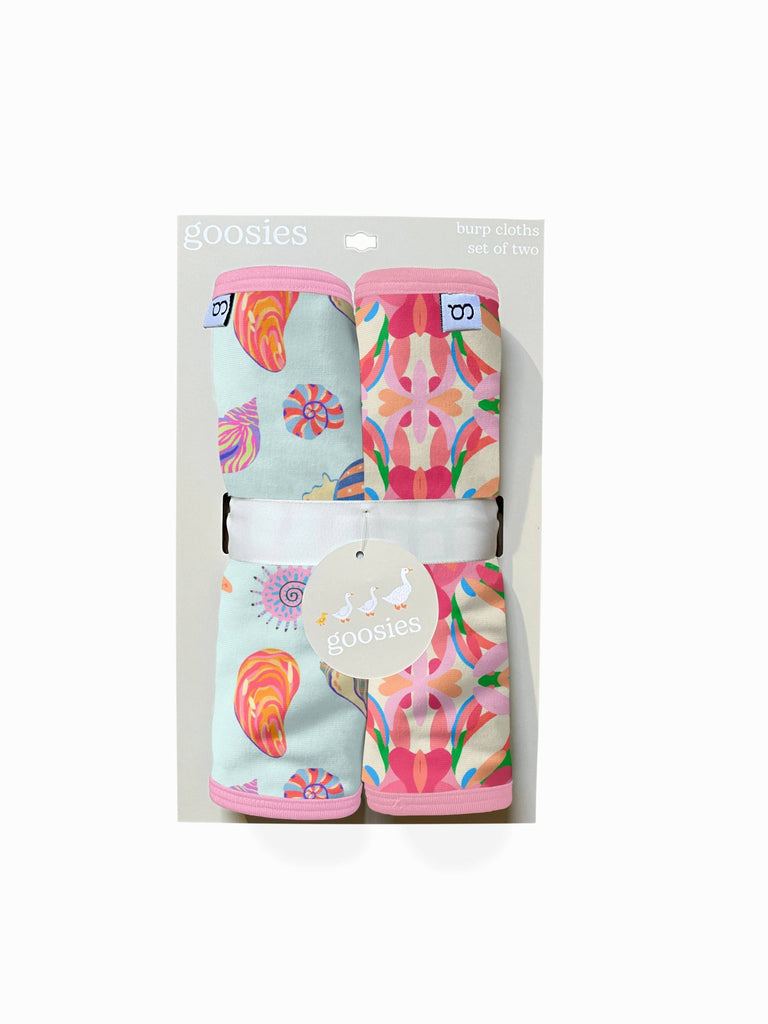 Beach Seashells Burp Cloth Set - The Edit LLC