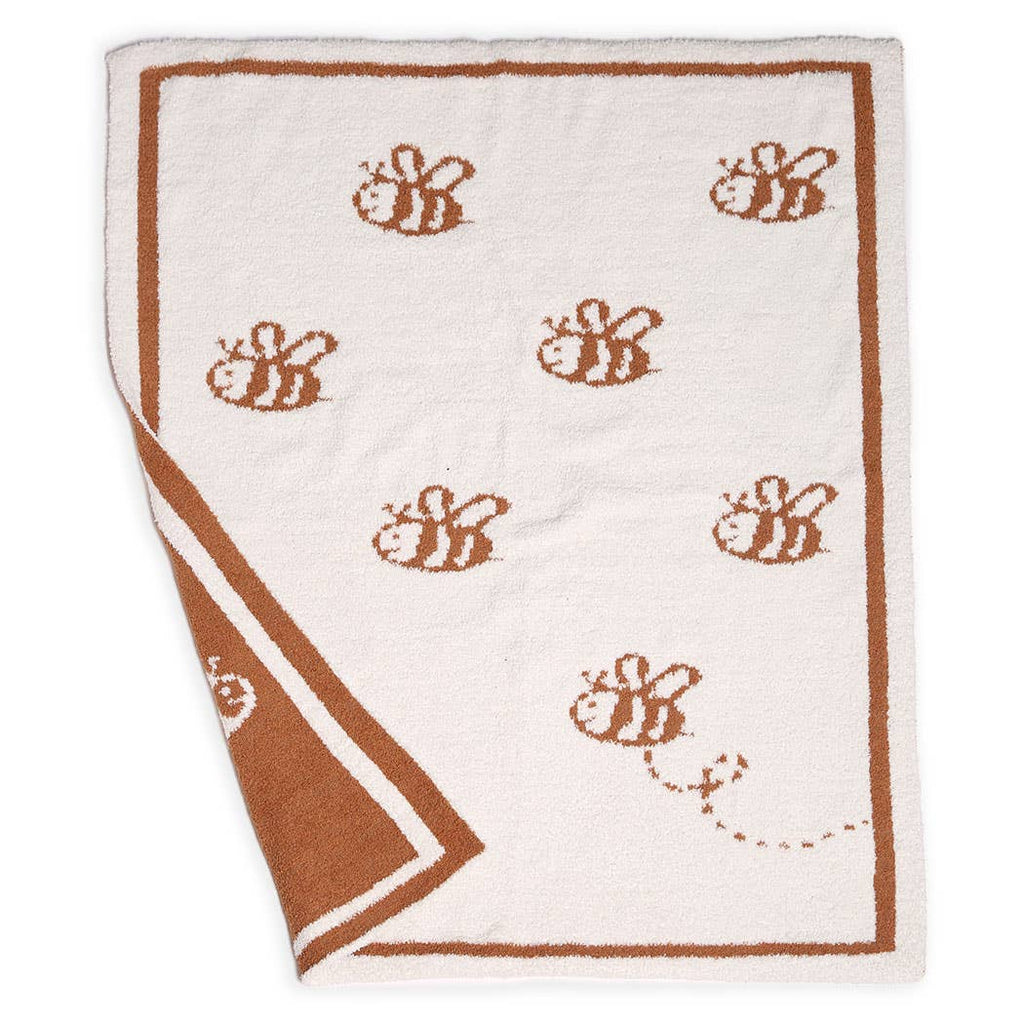 BEES Print Kids Luxury Soft Throw Blanket - The Edit LLC