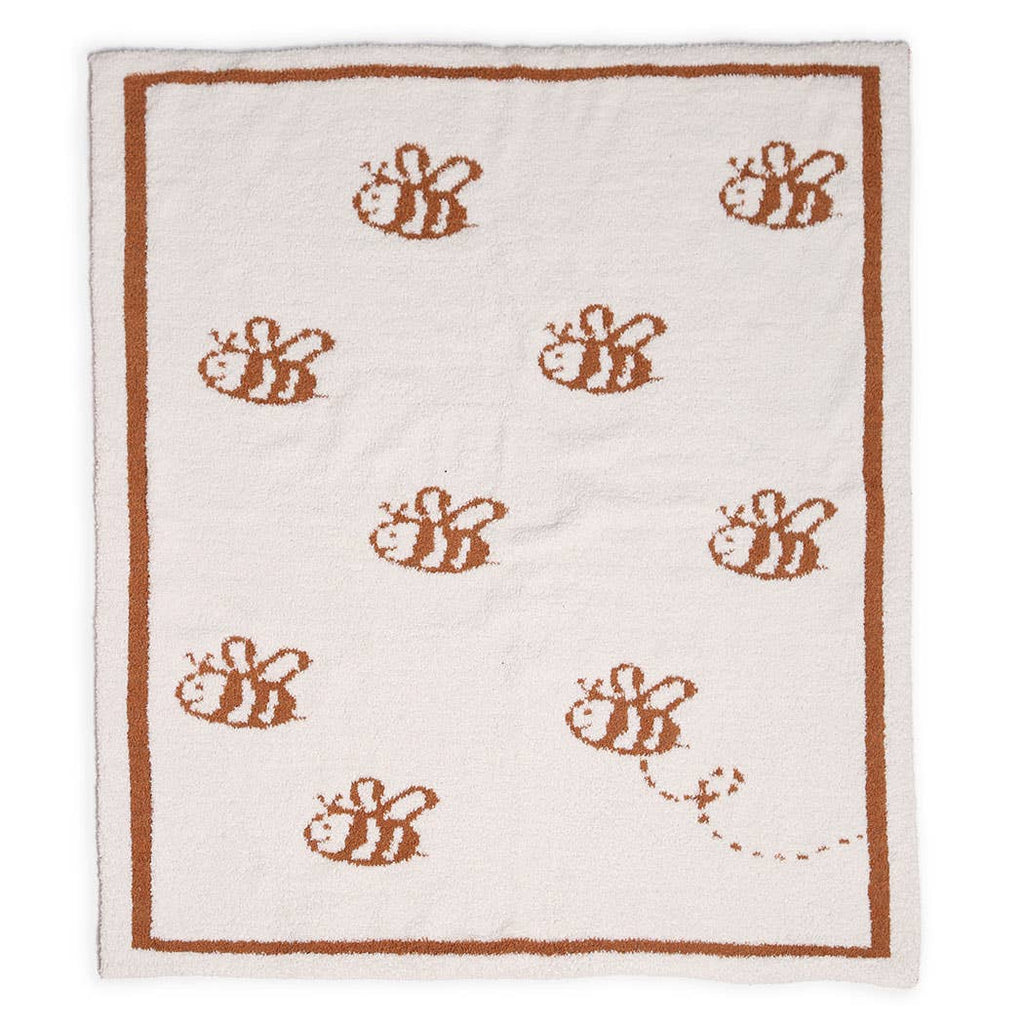 BEES Print Kids Luxury Soft Throw Blanket - The Edit LLC