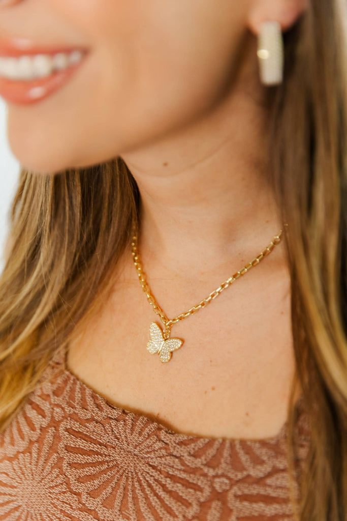 Betsy Butterfly Necklace - The Edit LLC