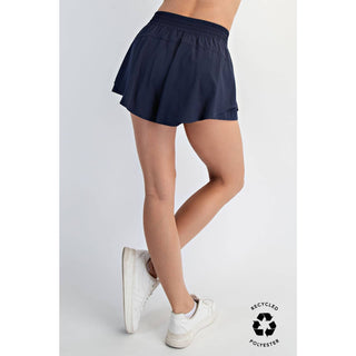 Black A-LINE ACTIVE SHORT - The Edit LLC