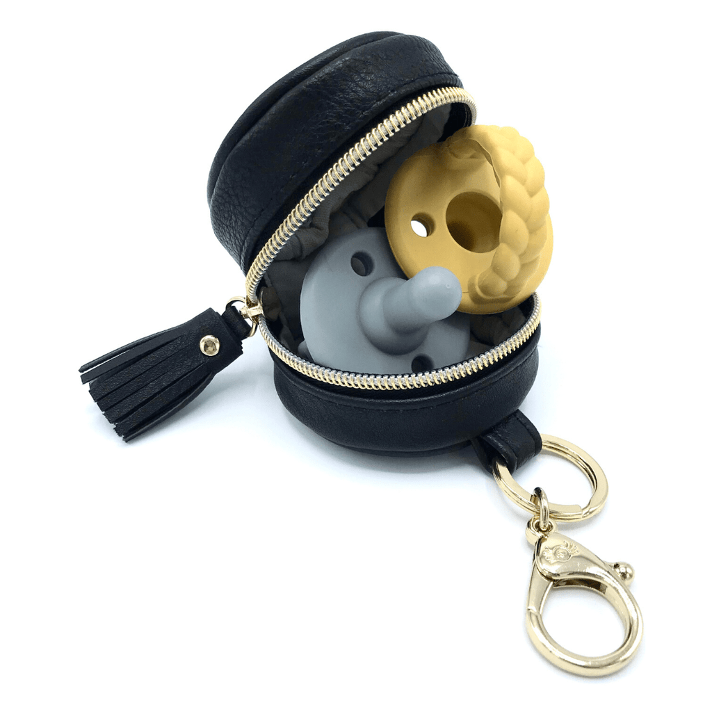 Black Diaper Bag Charm Pod Keychain - The Edit LLC