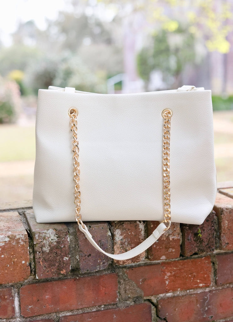 Blair Tote CREAM: Default - The Edit LLC