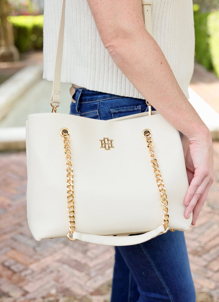 Blair Tote CREAM: Default - The Edit LLC