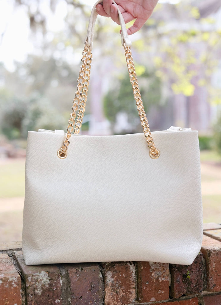 Blair Tote CREAM: Default - The Edit LLC