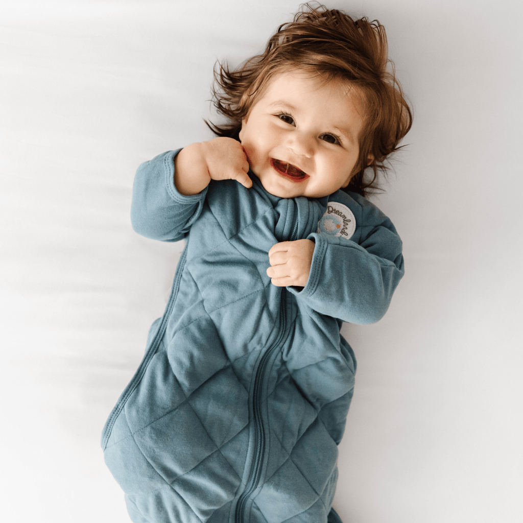 Blue (3 - 6m) Dream Weighted Transition Swaddle - The Edit LLC