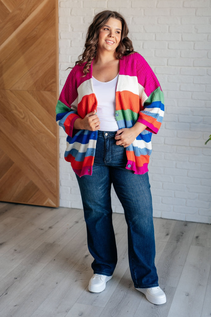 Bold Flirt Button Down Cardigan - The Edit LLC