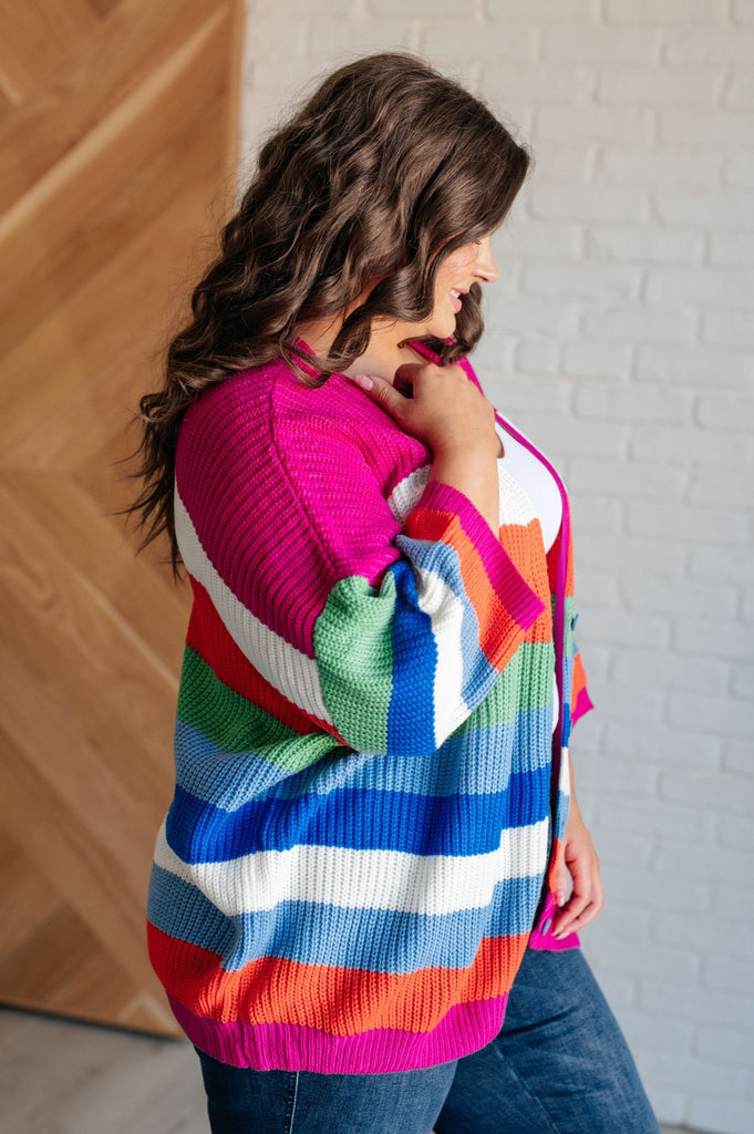 Bold Flirt Button Down Cardigan - The Edit LLC