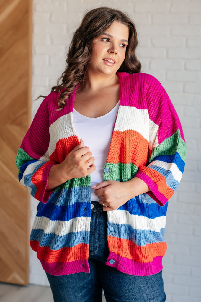 Bold Flirt Button Down Cardigan - The Edit LLC