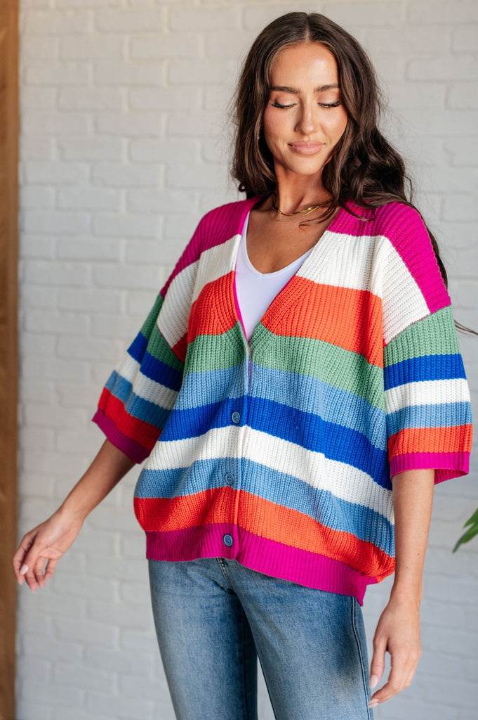 Bold Flirt Button Down Cardigan - The Edit LLC