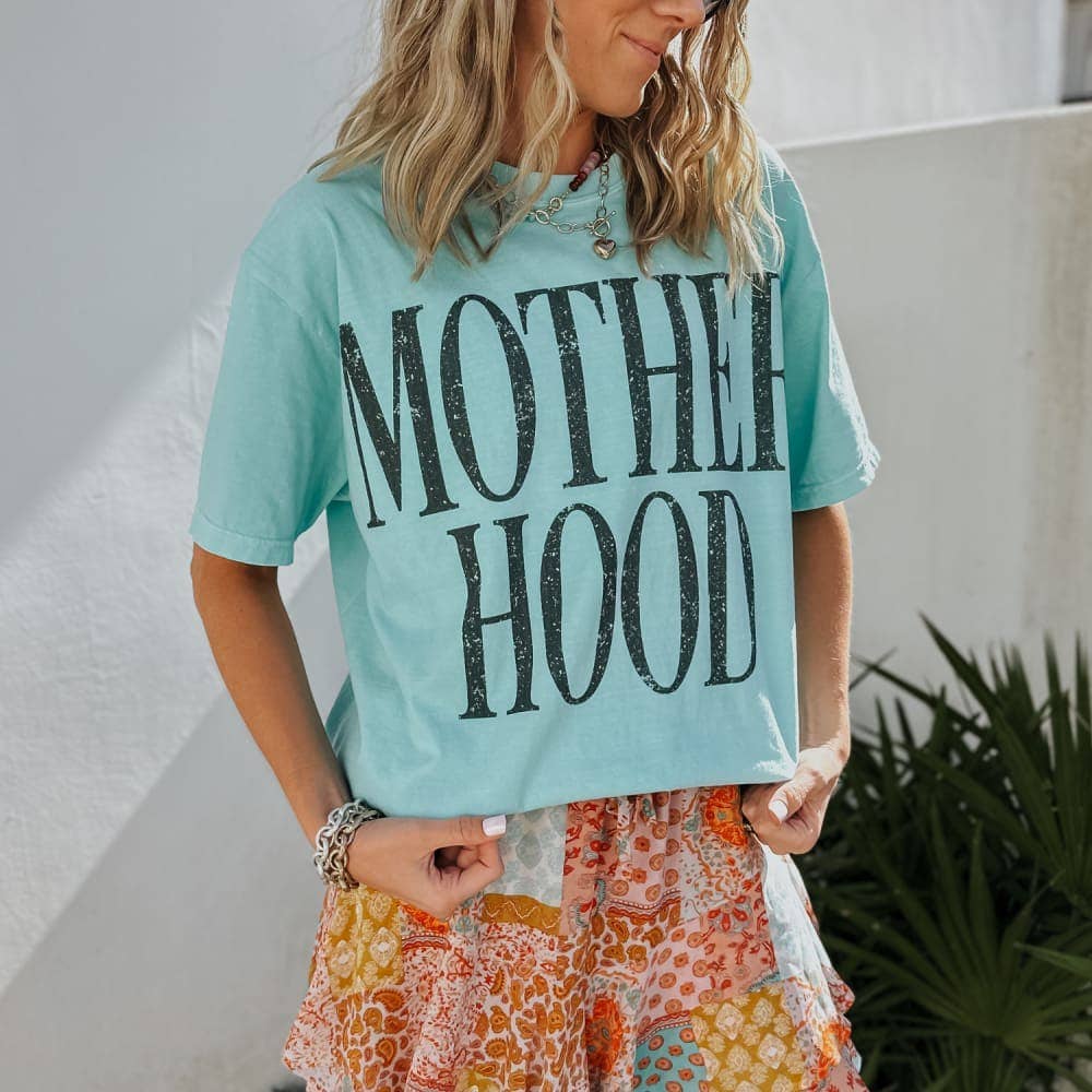 Bold Motherhood - Chalky Mint Tee: Chalky Mint - The Edit LLC