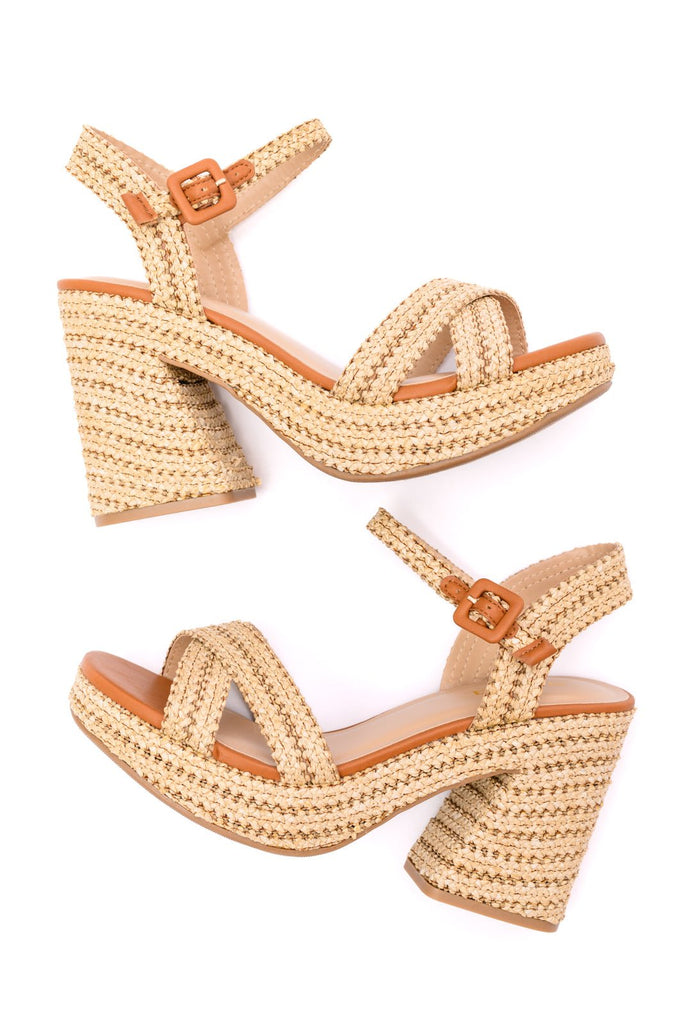 Bon Voyage Rope Woven Heel Shoes - The Edit LLC