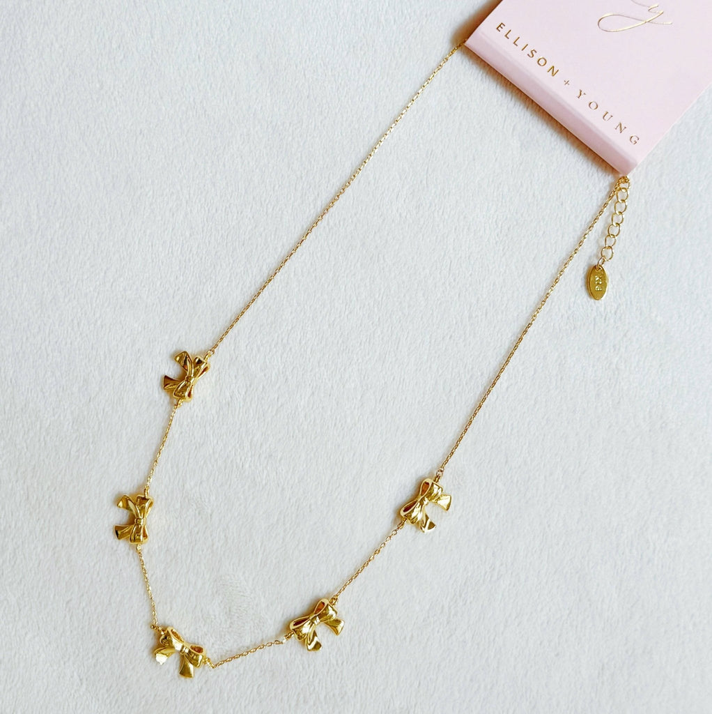 Bow Festival Necklace - The Edit LLC
