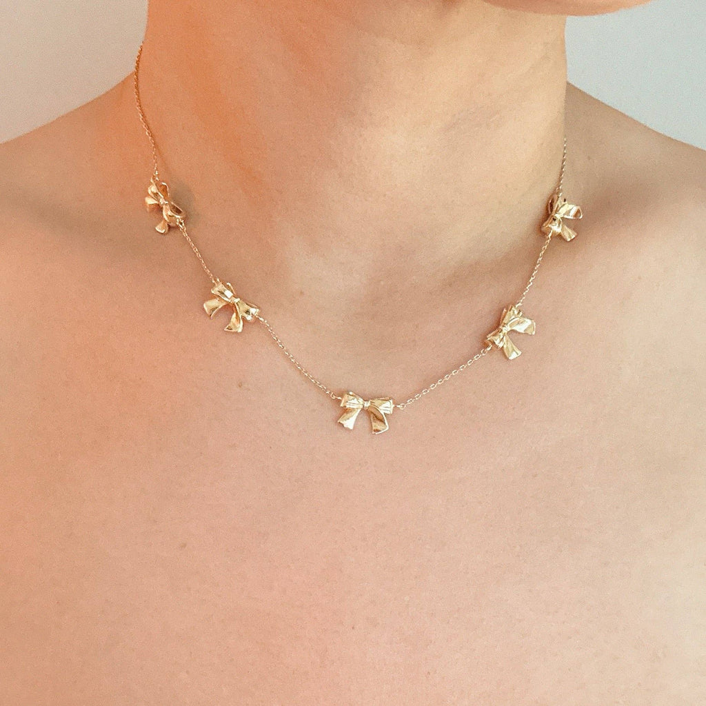 Bow Festival Necklace - The Edit LLC